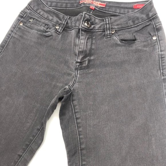 LIKE NEW MAKERS OF TRUE ORIGINALS BLACK SKINNY JEANS 27x30 😎 - Picture 12 of 13